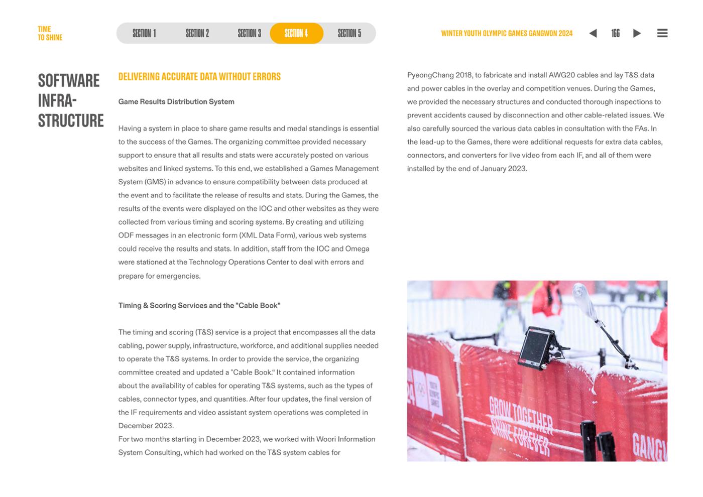 WINTER YOUTH OLYMPIC GAMES GANGWON 2024 OFFICIAL REPORT 166페이지