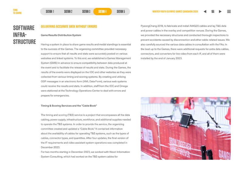 WINTER YOUTH OLYMPIC GAMES GANGWON 2024 OFFICIAL REPORT 166페이지