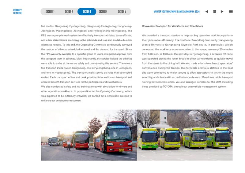 WINTER YOUTH OLYMPIC GAMES GANGWON 2024 OFFICIAL REPORT 106페이지