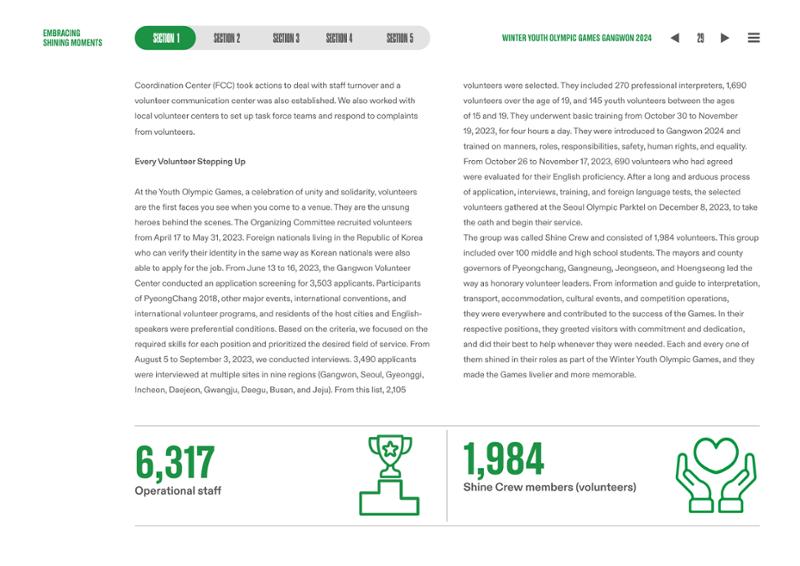 WINTER YOUTH OLYMPIC GAMES GANGWON 2024 OFFICIAL REPORT 29페이지