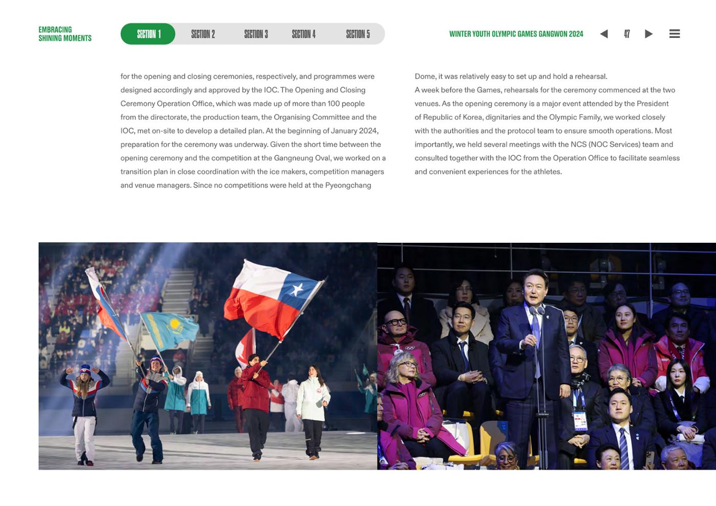WINTER YOUTH OLYMPIC GAMES GANGWON 2024 OFFICIAL REPORT 47페이지