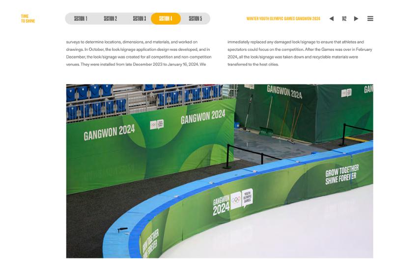 WINTER YOUTH OLYMPIC GAMES GANGWON 2024 OFFICIAL REPORT 142페이지