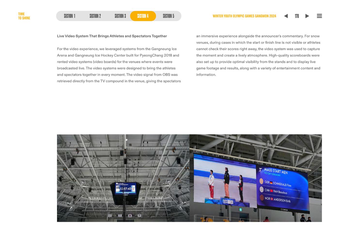 WINTER YOUTH OLYMPIC GAMES GANGWON 2024 OFFICIAL REPORT 170페이지