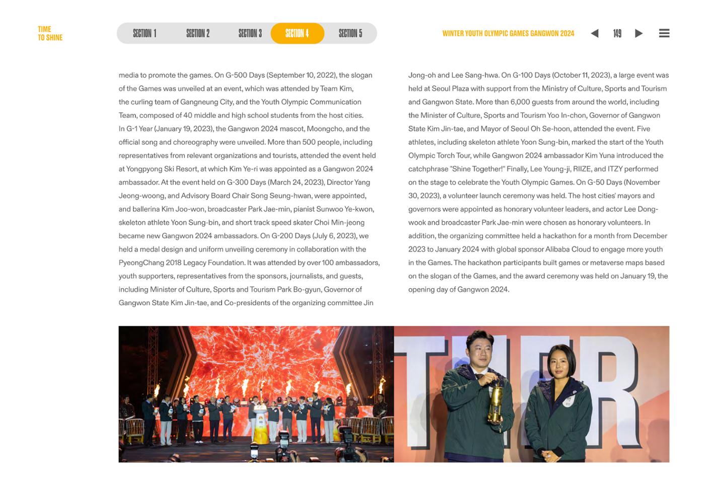 WINTER YOUTH OLYMPIC GAMES GANGWON 2024 OFFICIAL REPORT 149페이지