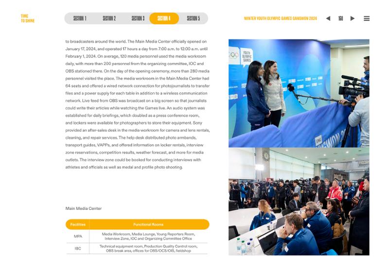 WINTER YOUTH OLYMPIC GAMES GANGWON 2024 OFFICIAL REPORT 160페이지