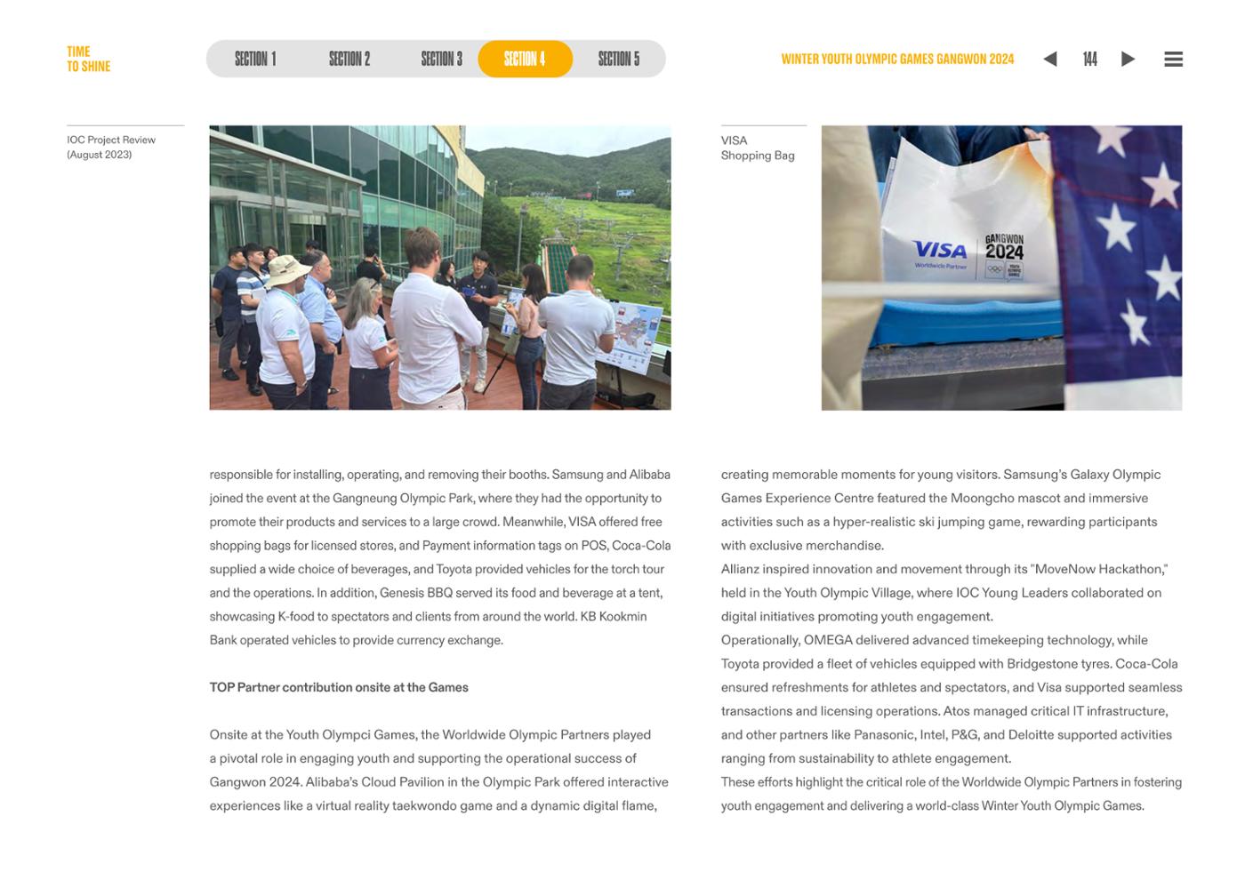 WINTER YOUTH OLYMPIC GAMES GANGWON 2024 OFFICIAL REPORT 144페이지