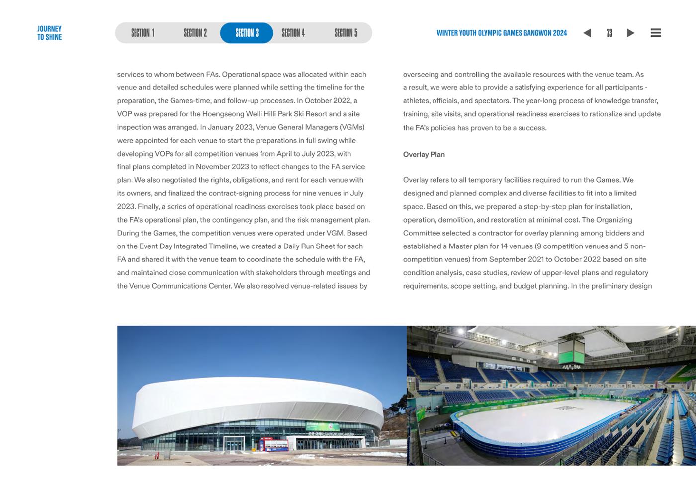 WINTER YOUTH OLYMPIC GAMES GANGWON 2024 OFFICIAL REPORT 73페이지