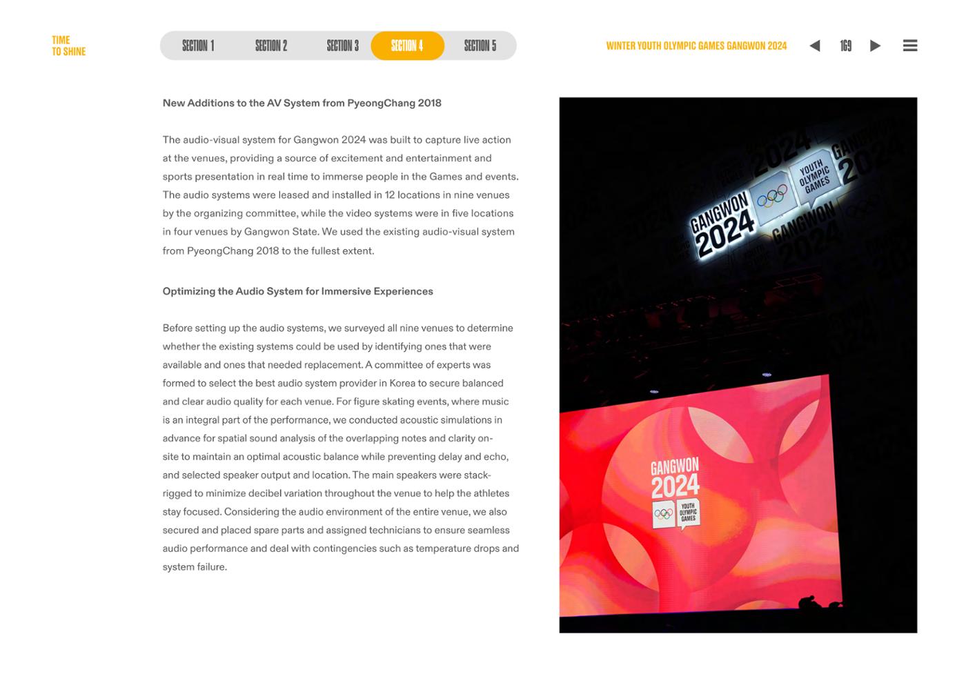WINTER YOUTH OLYMPIC GAMES GANGWON 2024 OFFICIAL REPORT 169페이지