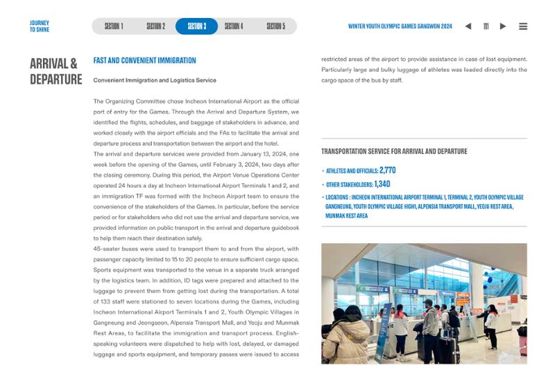 WINTER YOUTH OLYMPIC GAMES GANGWON 2024 OFFICIAL REPORT 111페이지