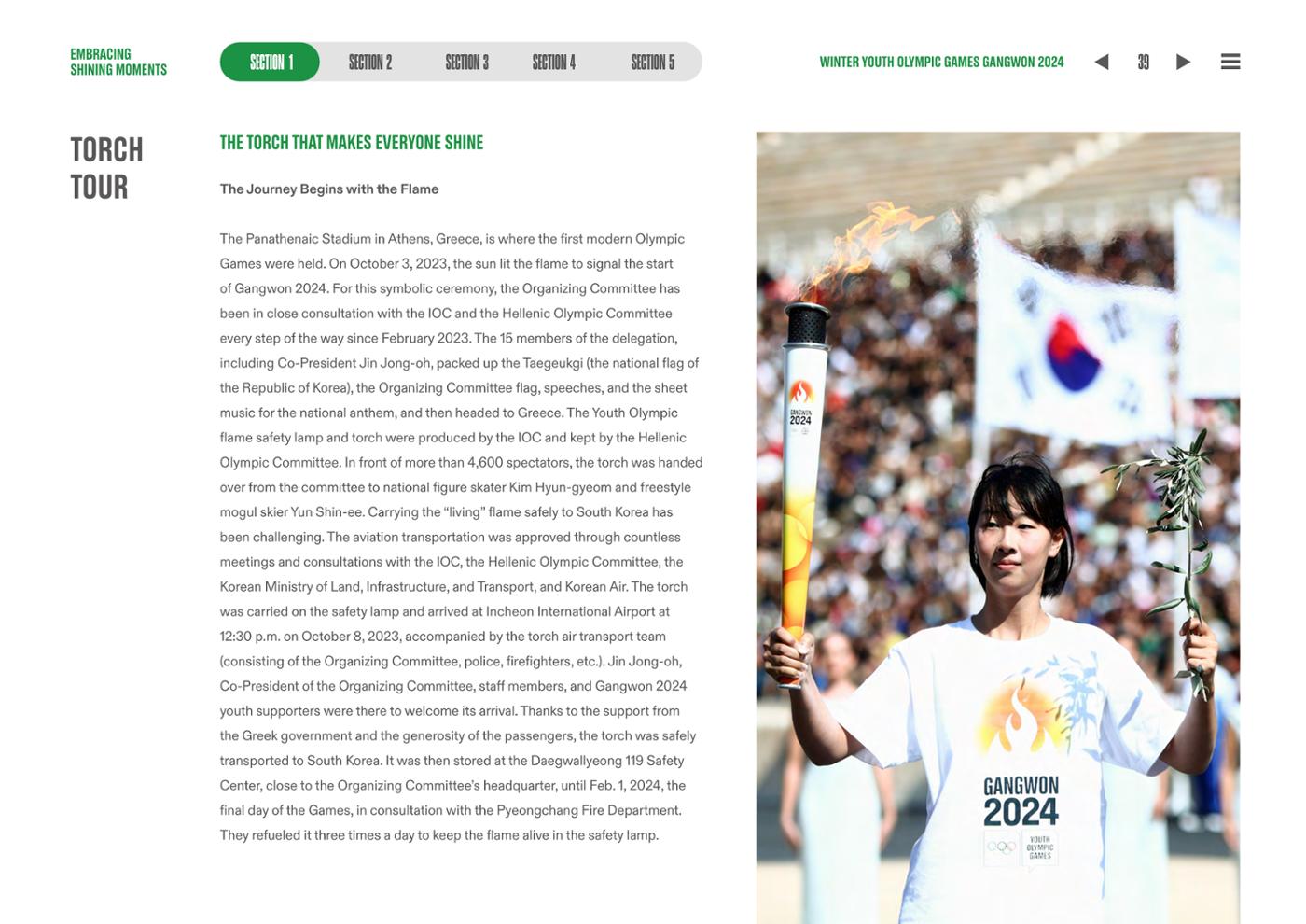 WINTER YOUTH OLYMPIC GAMES GANGWON 2024 OFFICIAL REPORT 39페이지