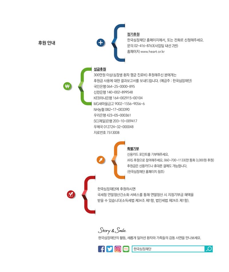 한국심장재단 모금안내서 15페이지