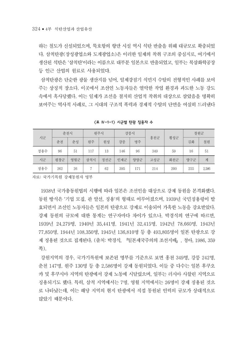 석탄산업의 여정 328페이지