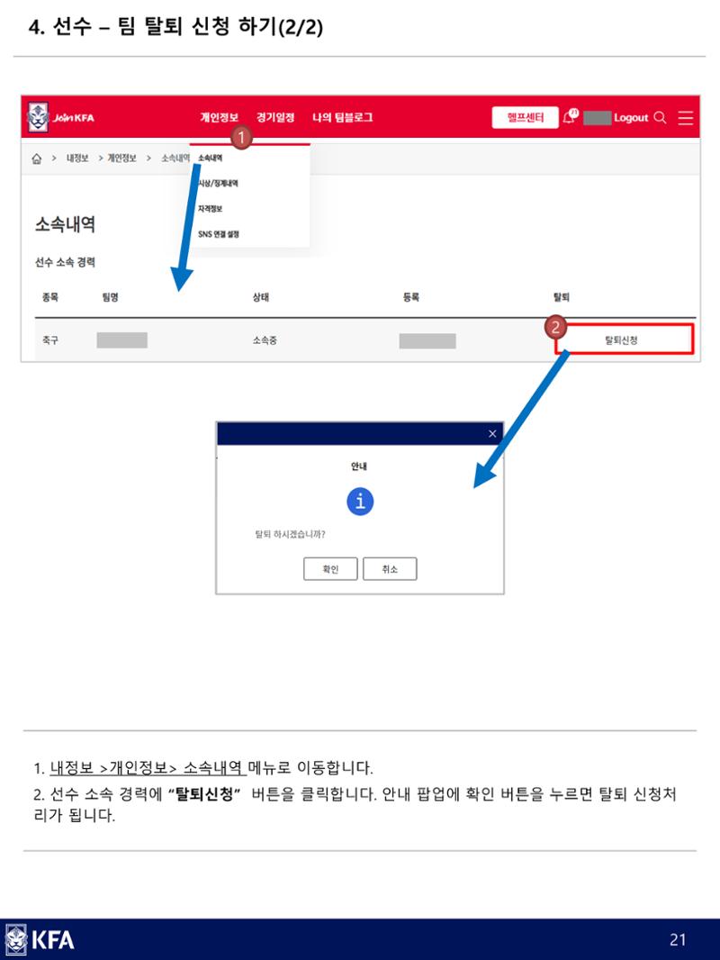 IDS 선수등록 매뉴얼 21페이지