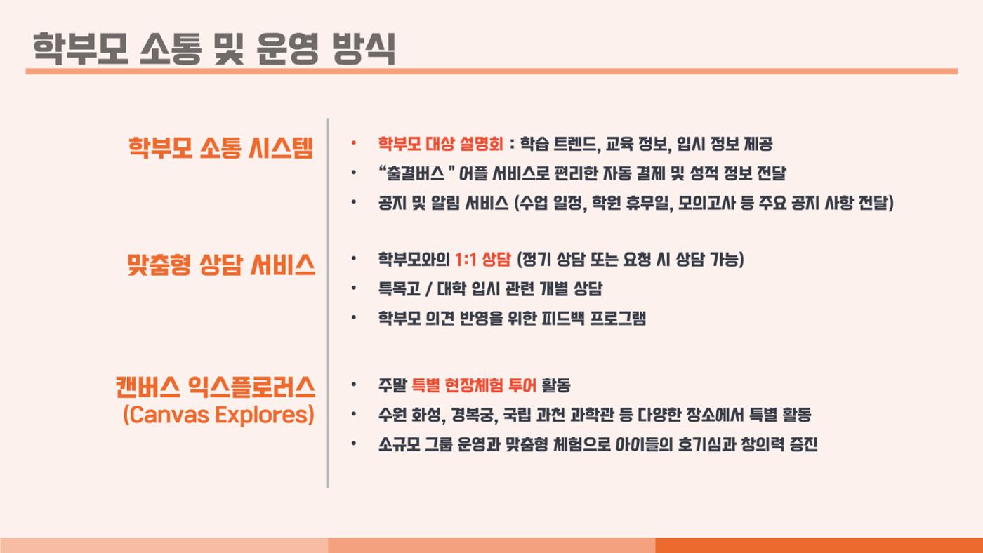 크림슨학원 커리큘럼 32페이지