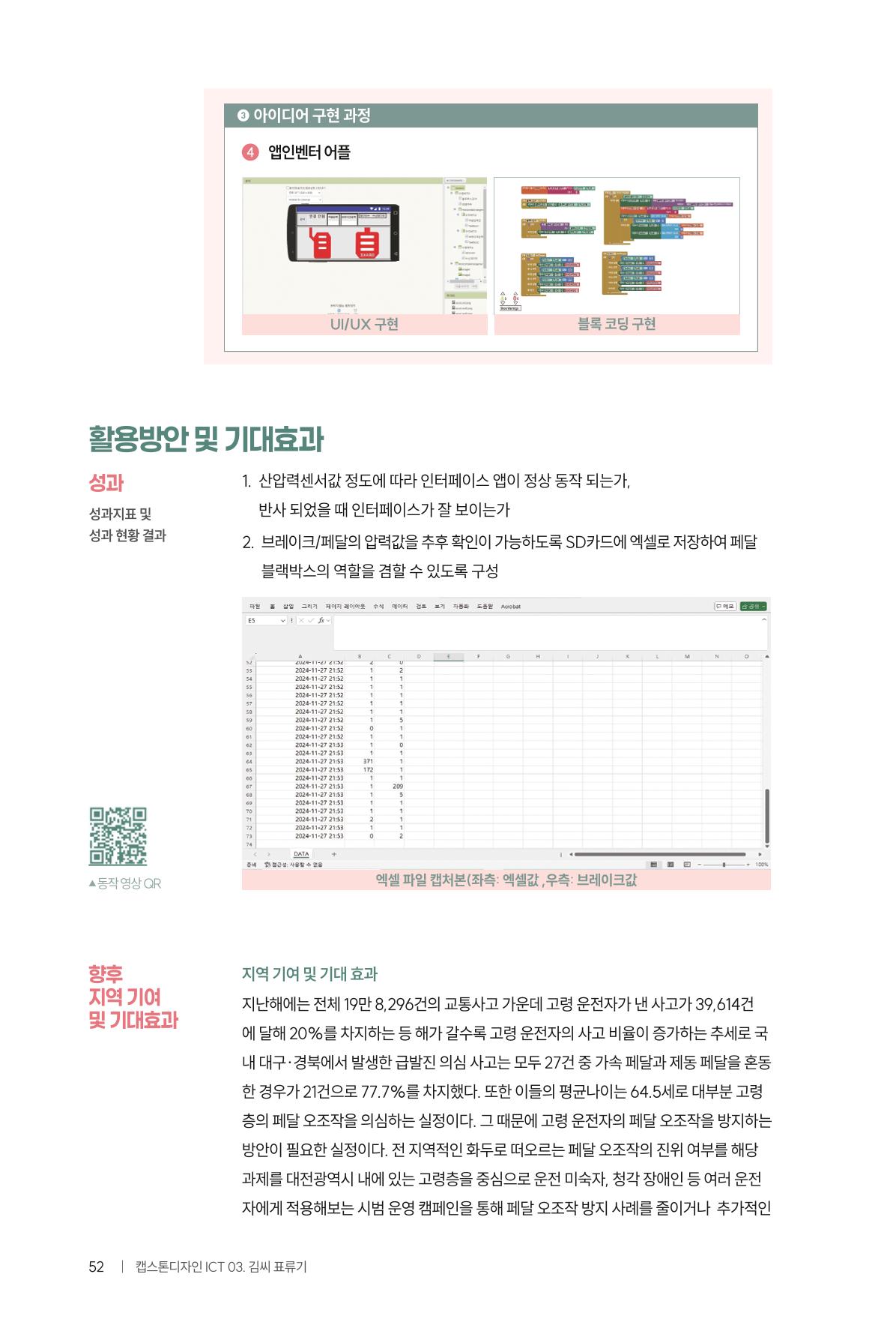 2024 DSC공유대학 리빙랩·캡스톤디자인 경진대회 우수사례집 56페이지