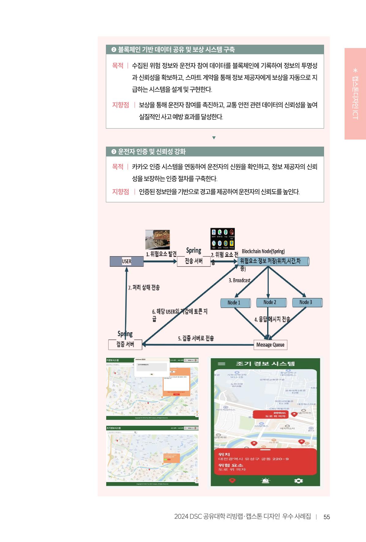 2024 DSC공유대학 리빙랩·캡스톤디자인 경진대회 우수사례집 59페이지