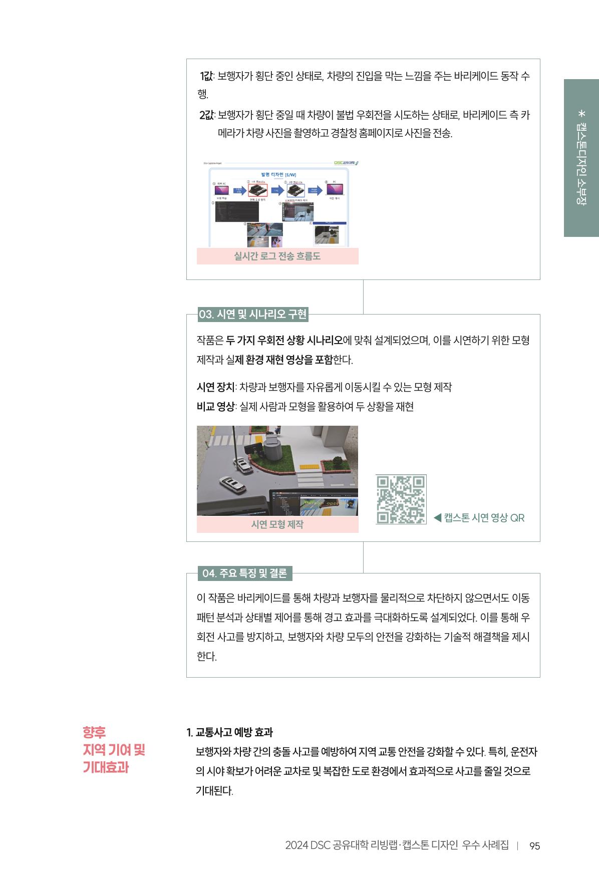 2024 DSC공유대학 리빙랩·캡스톤디자인 경진대회 우수사례집 99페이지