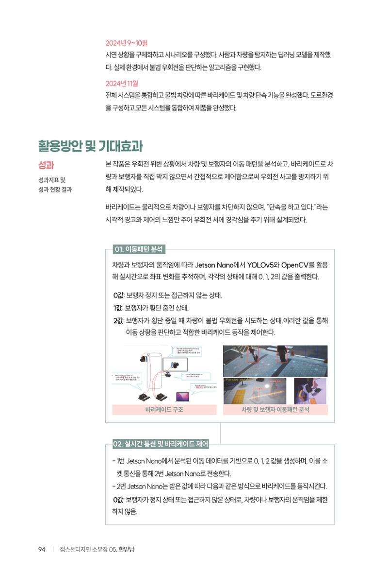 2024 DSC공유대학 리빙랩·캡스톤디자인 경진대회 우수사례집 98페이지
