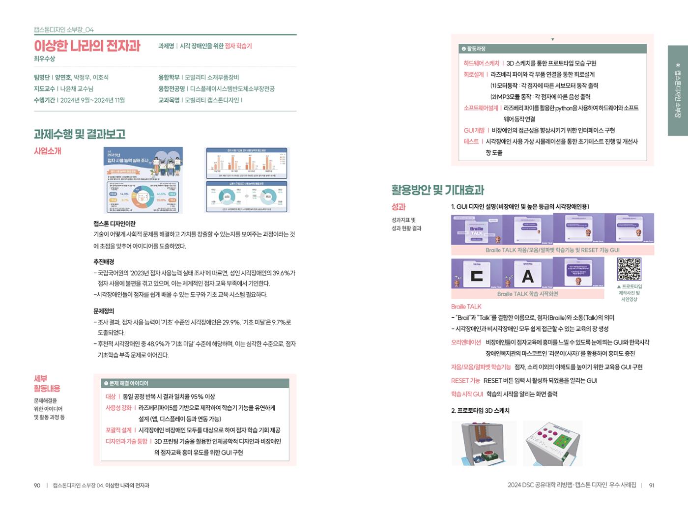 2024 DSC공유대학 리빙랩·캡스톤디자인 경진대회 우수사례집 48페이지
