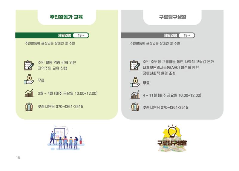 2025년 에덴장애인종합복지관 사업안내 18페이지
