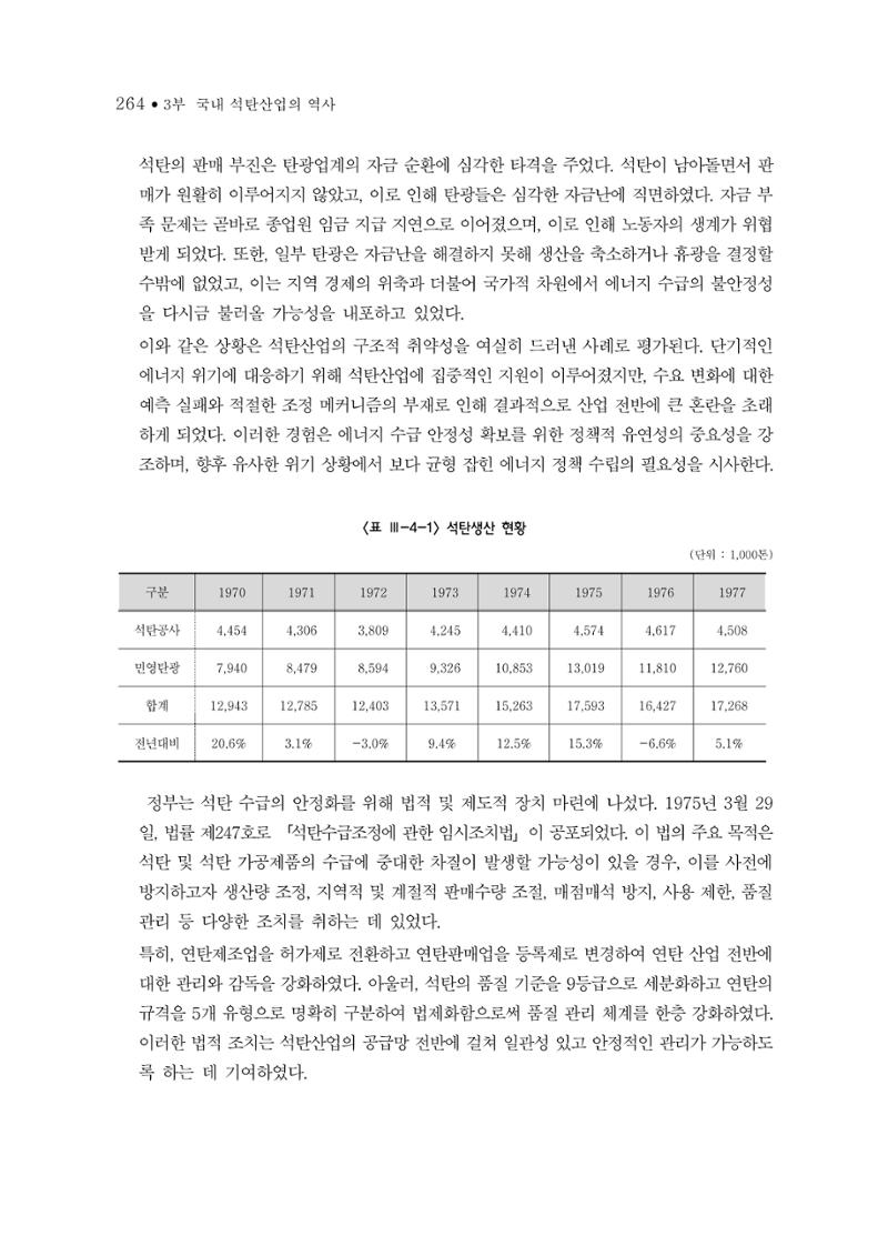 석탄산업의 여정 272페이지