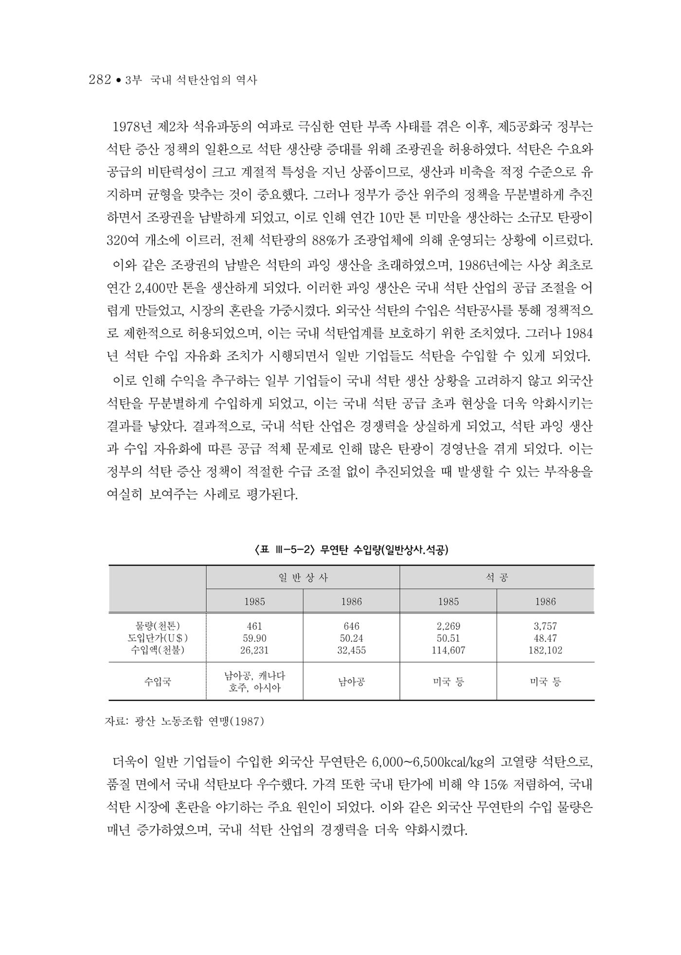 석탄산업의 여정 290페이지