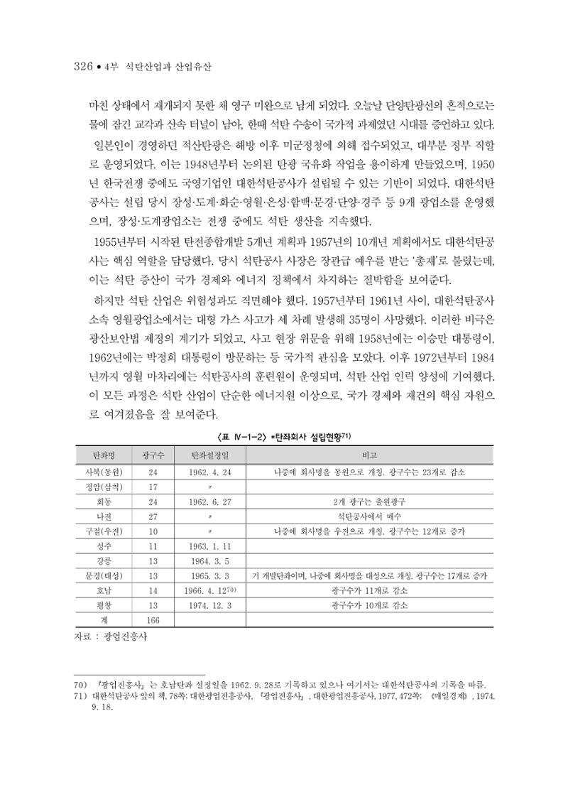 석탄산업의 여정 334페이지