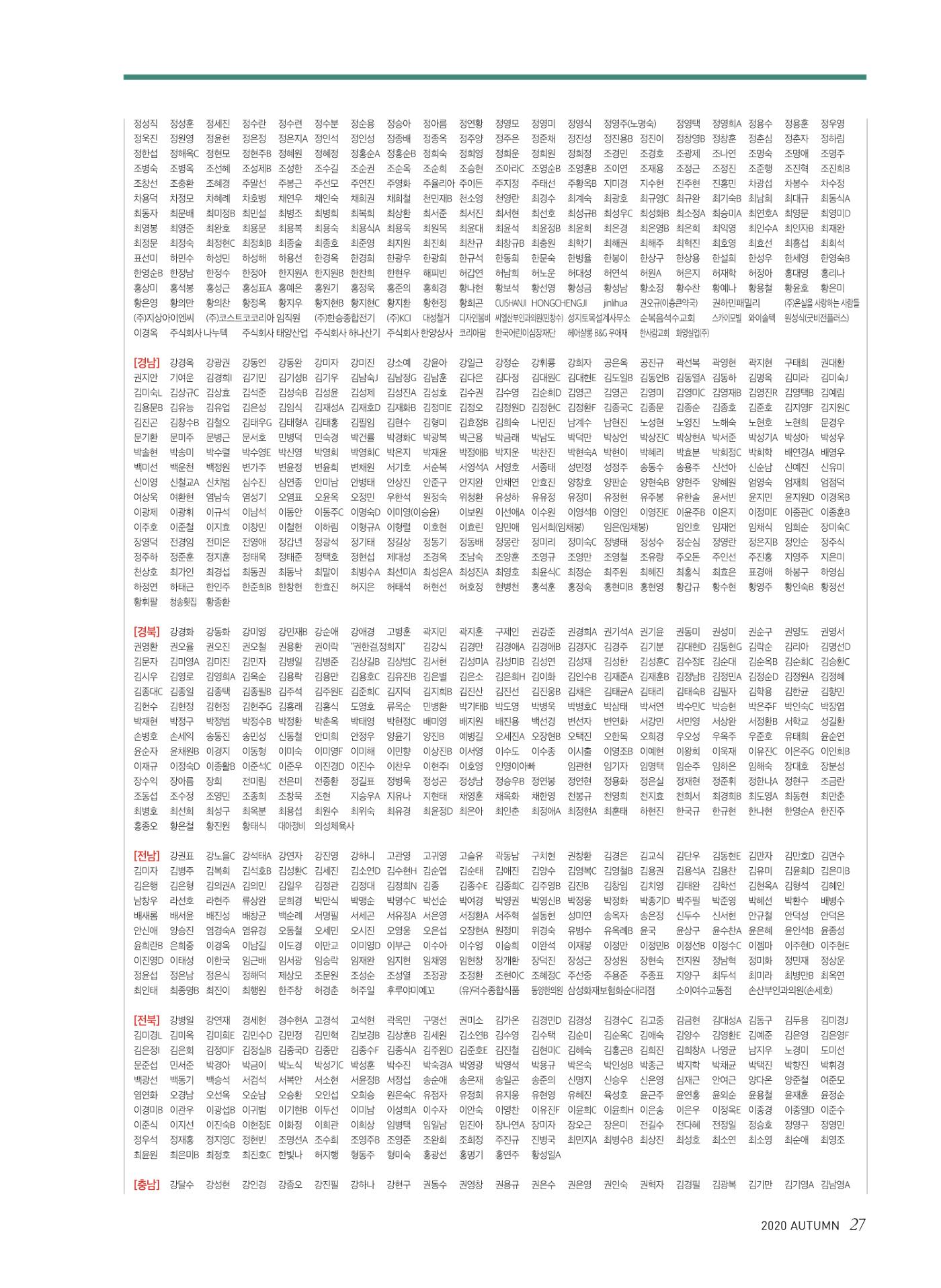 2020 심장소식 가을호  127호 27페이지