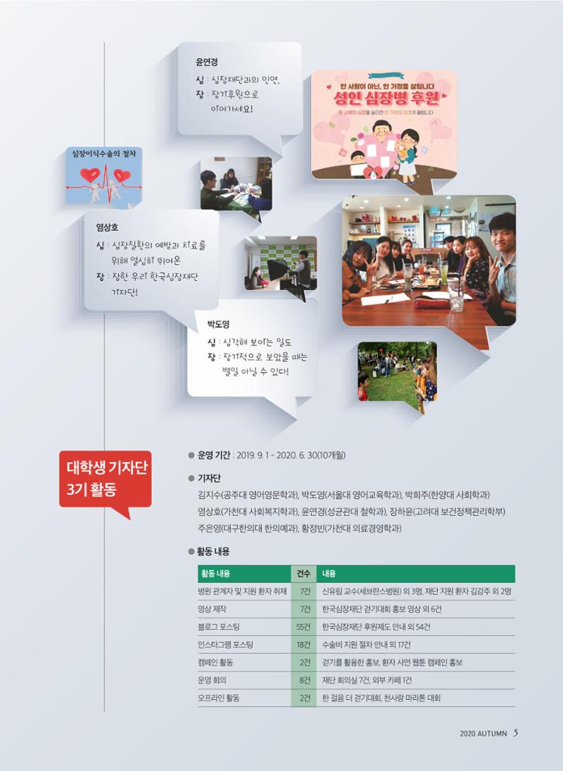 2020 심장소식 가을호  127호 5페이지