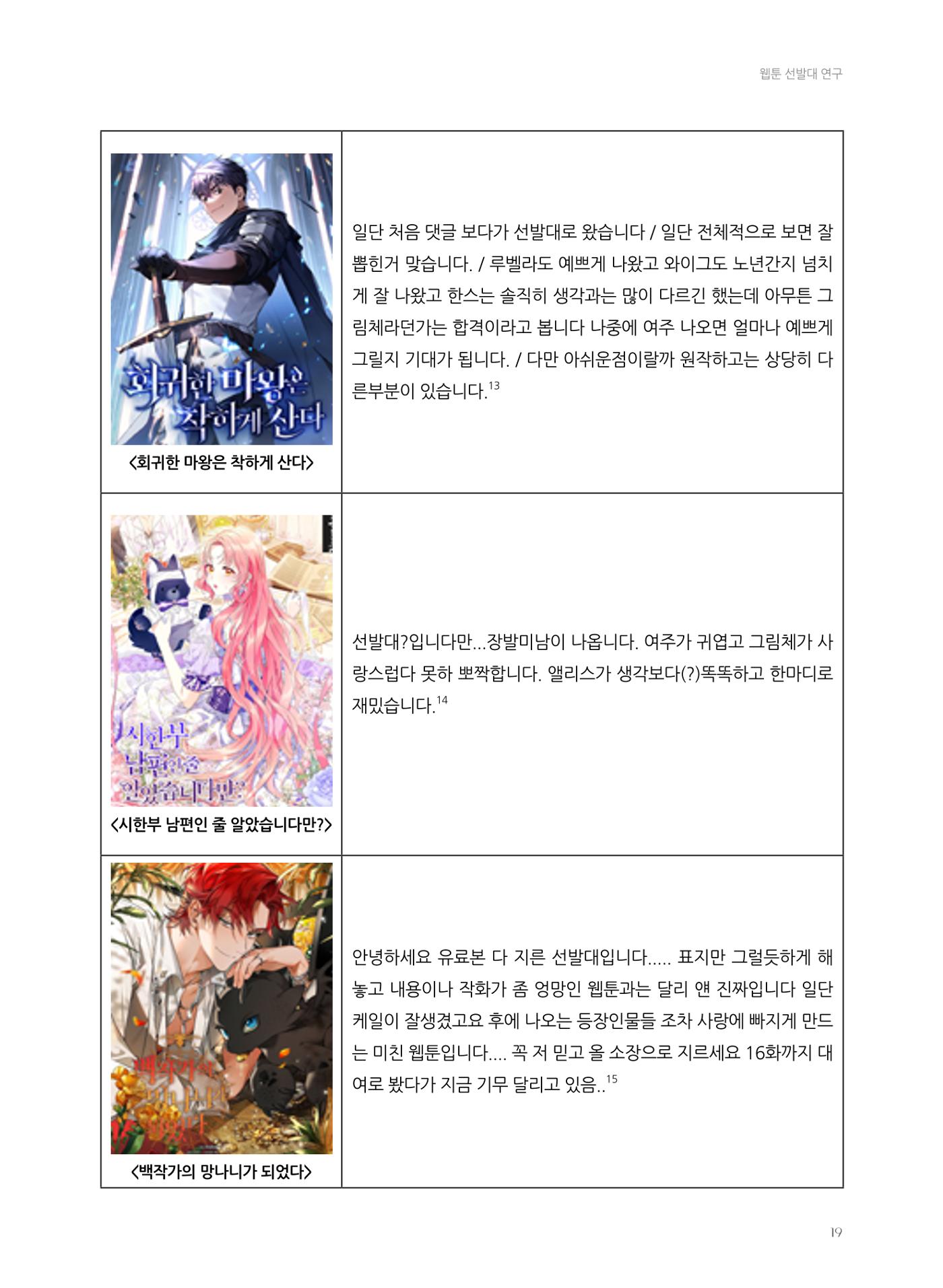 2024 열린만화포럼 자료집 19페이지