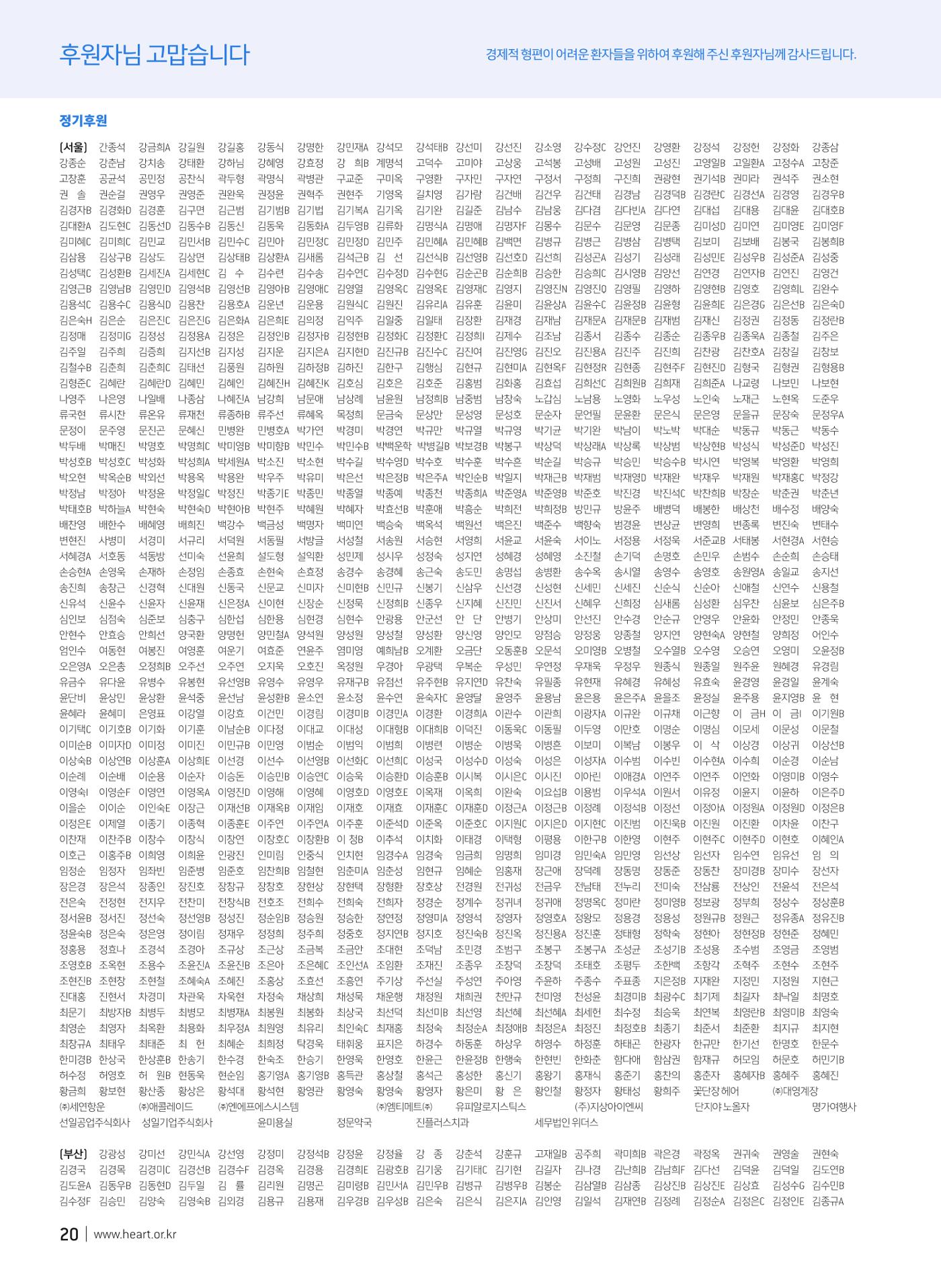 2019 심장소식 여름호 122호 20페이지