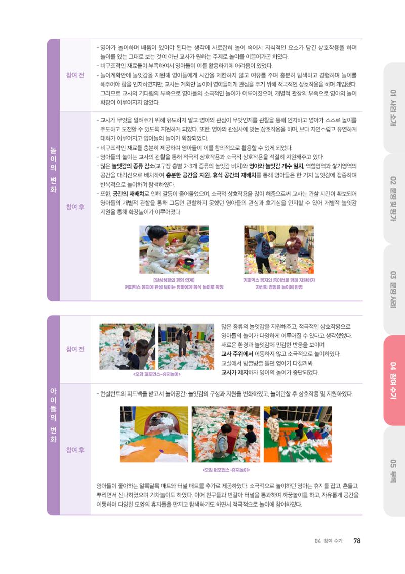 2024 보육과정컨설팅 사례집 76페이지