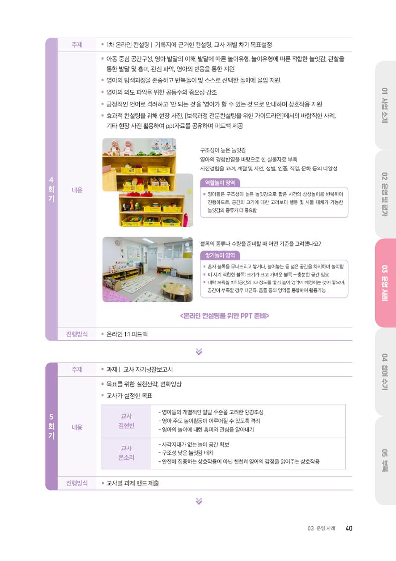 2024 보육과정컨설팅 사례집 38페이지