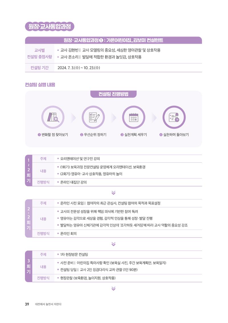 2024 보육과정컨설팅 사례집 37페이지