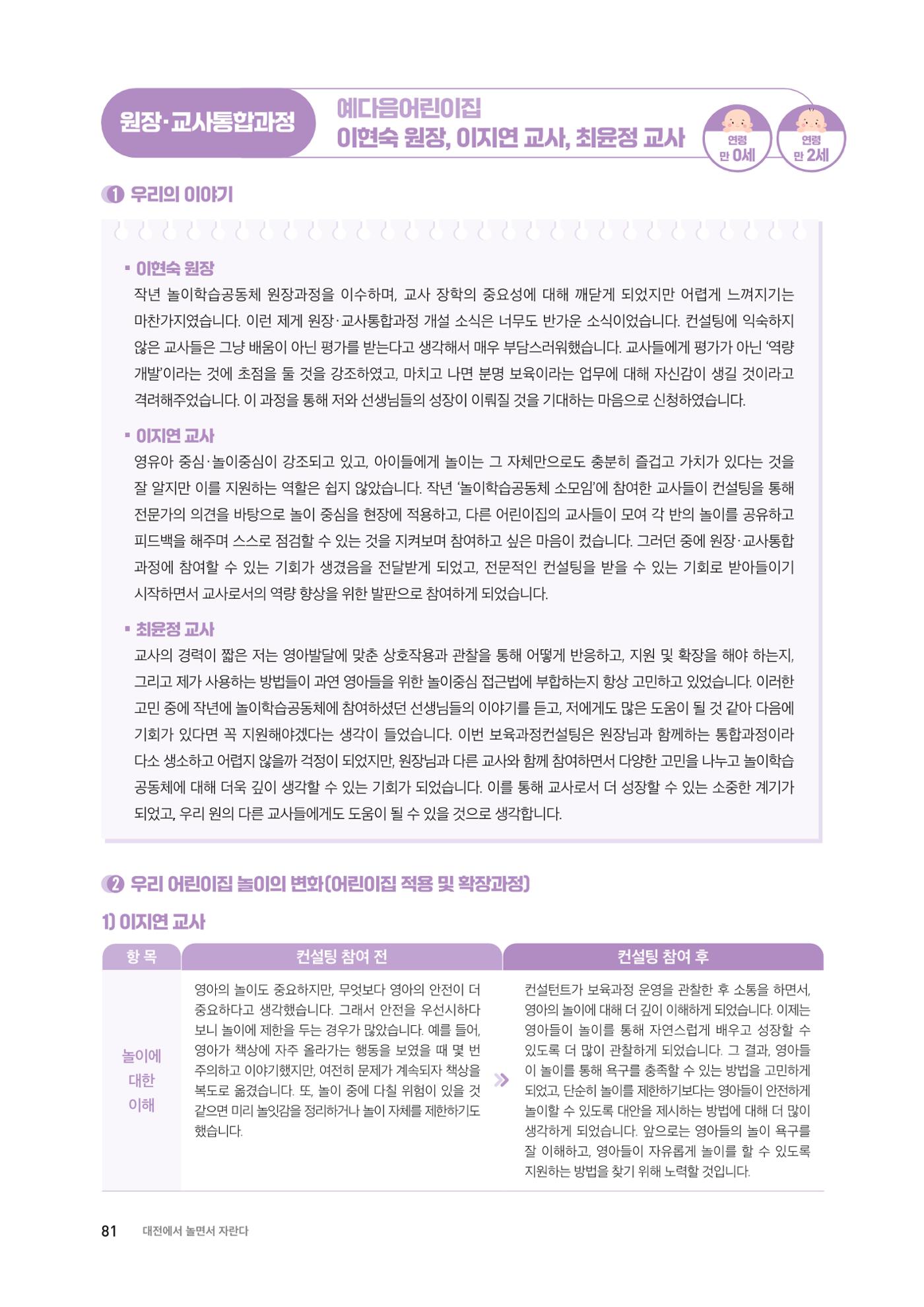 2024 보육과정컨설팅 사례집 79페이지