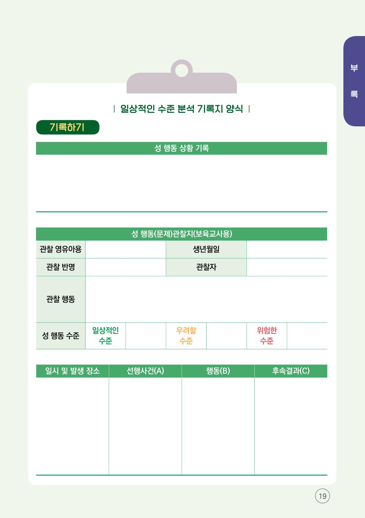 2024년 영유아 성 행동 문제 관리 대응 바로알기 19페이지