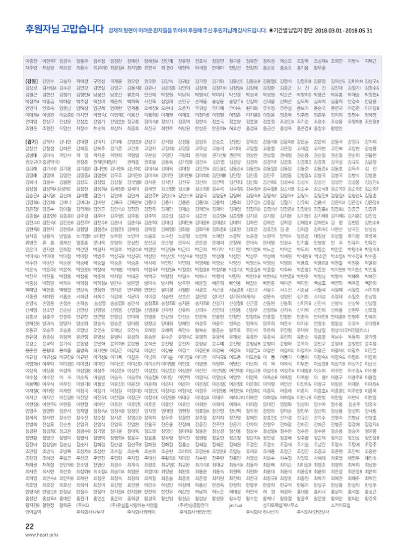 2018 심장소식 여름호 118호 22페이지