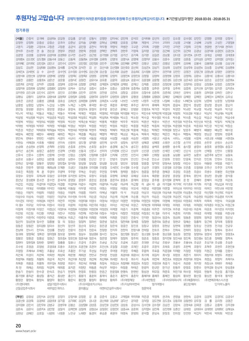 2018 심장소식 여름호 118호 20페이지