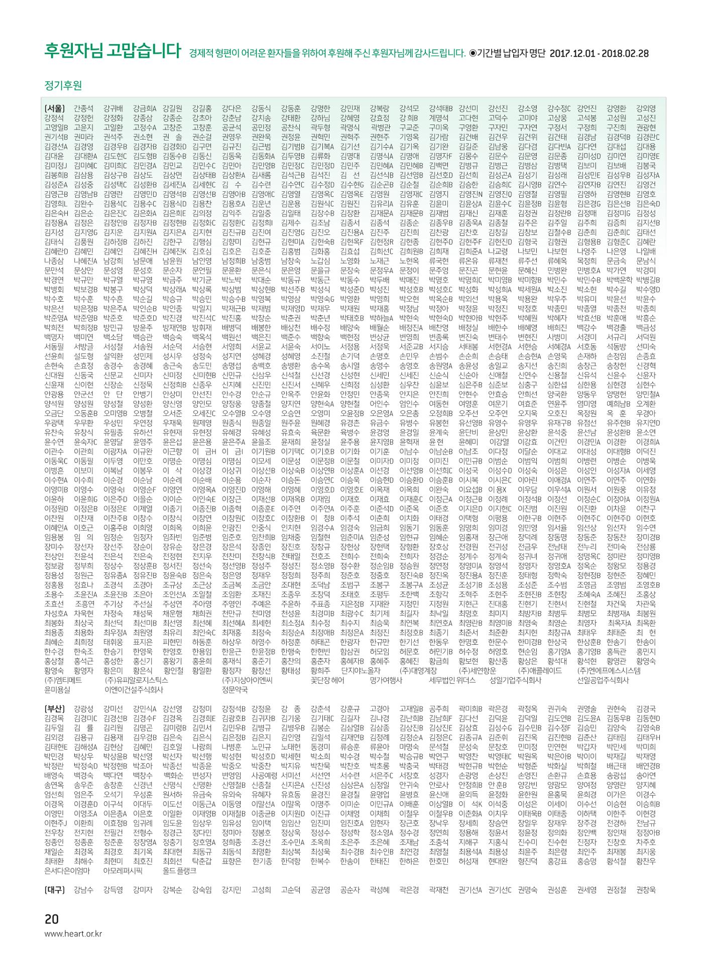 2018 심장소식 봄호 117호 22페이지