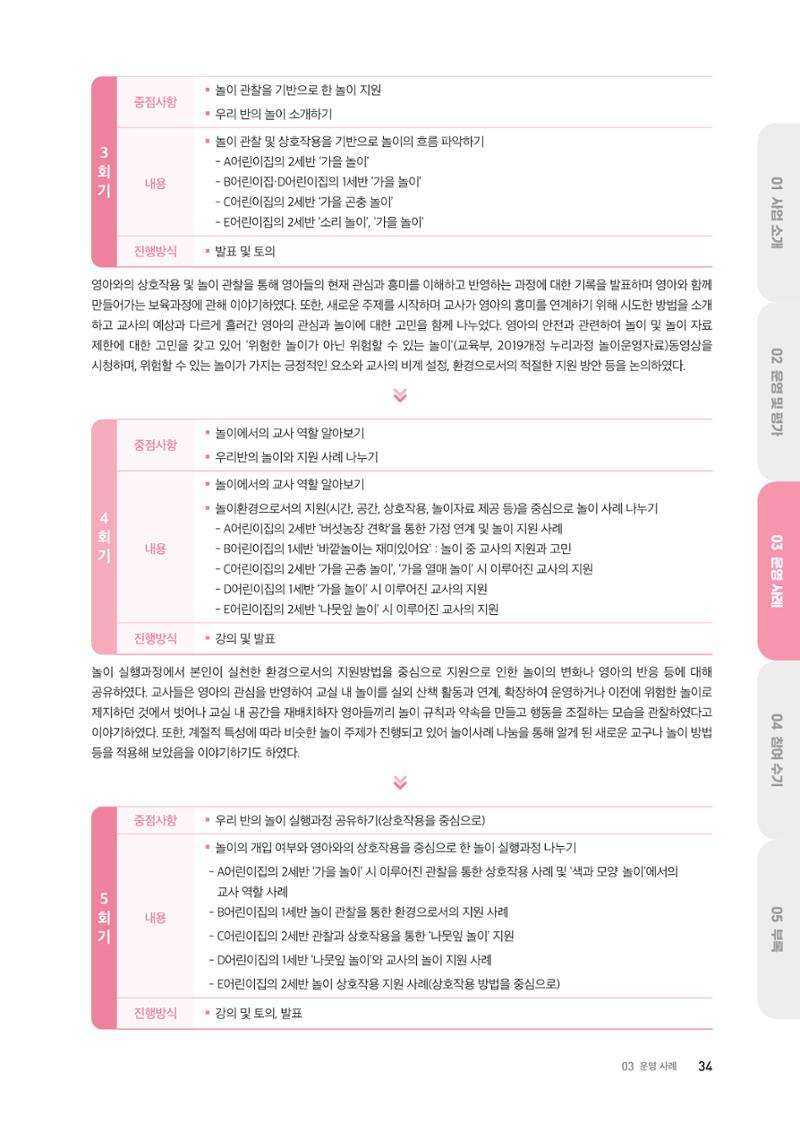 대전광역시육아종합지원센터 2024 보육과정컨설팅 사례집 32페이지