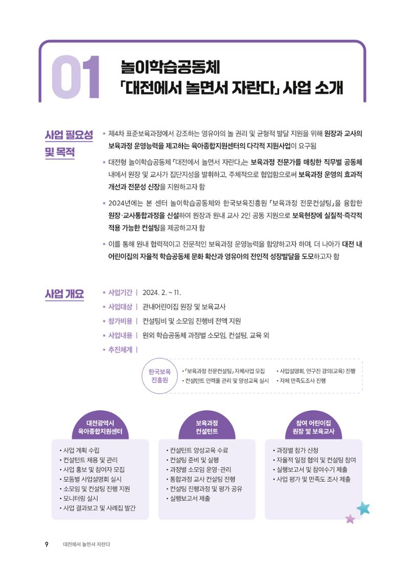 대전광역시육아종합지원센터 2024 보육과정컨설팅 사례집 7페이지