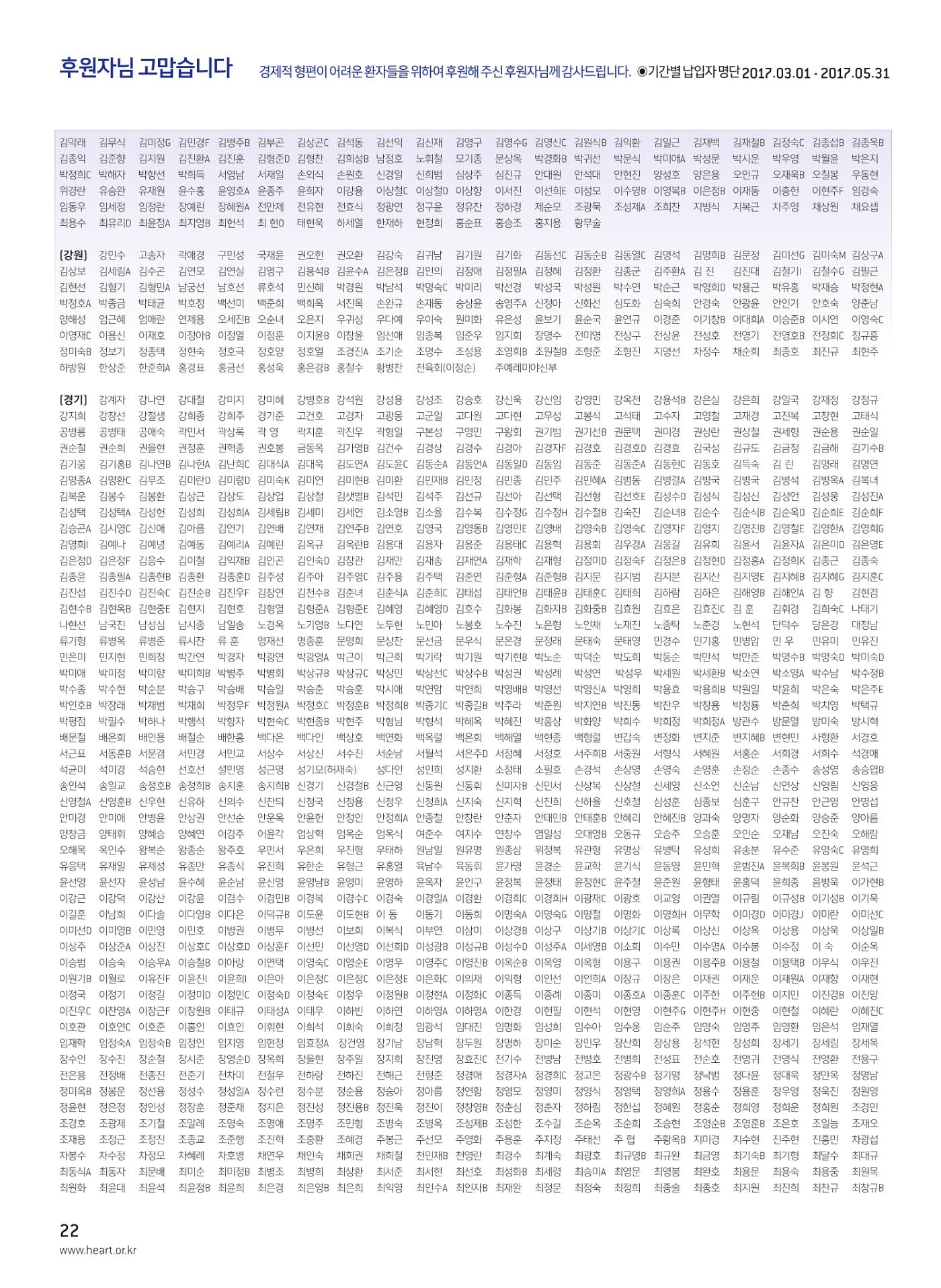 2017 심장소식 여름호 114호 22페이지