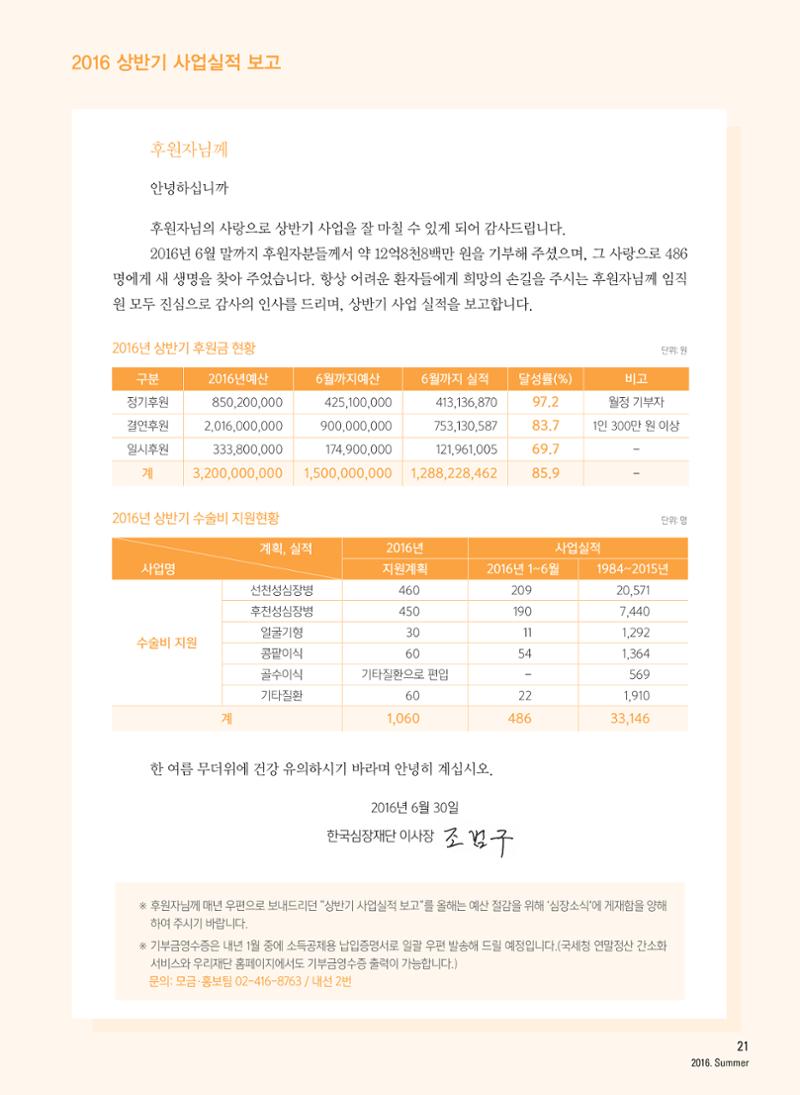 2016 심장소식 여름호 110호 22페이지