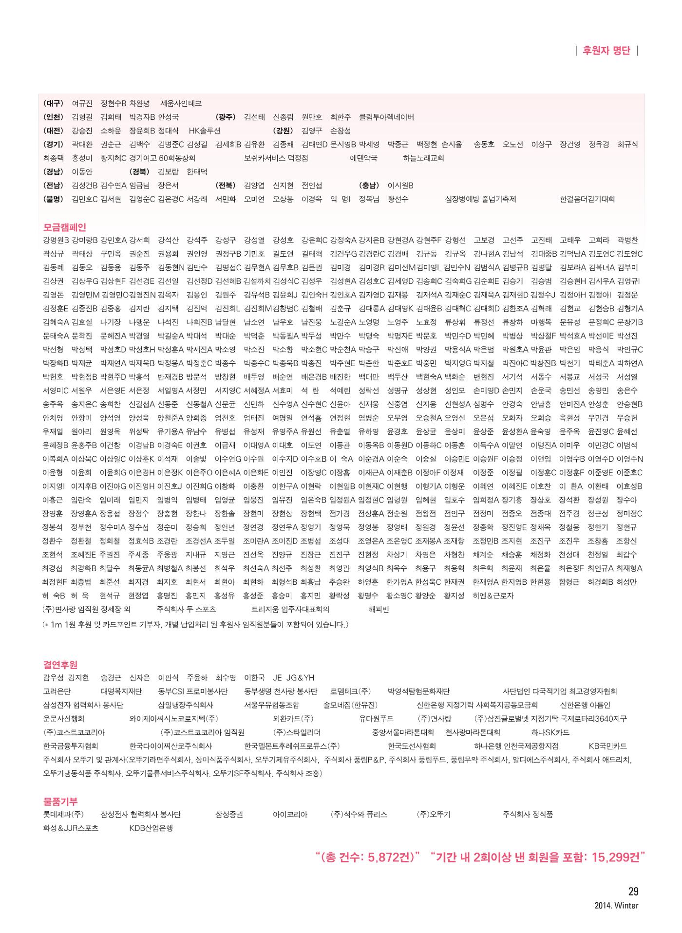 2014 심장소식 겨울호 104호 29페이지