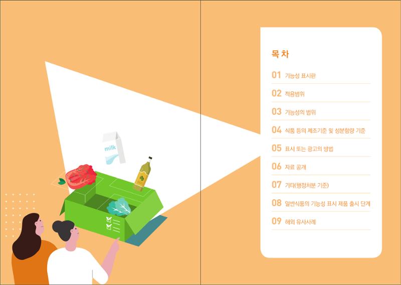 일반식품 기능성  표시제도 안내 3페이지