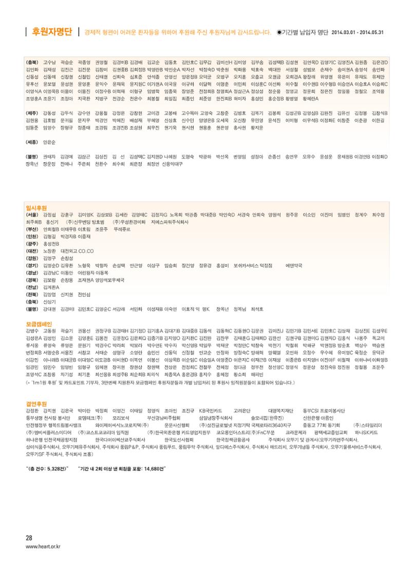 2014 심장소식 여름호 102호 29페이지