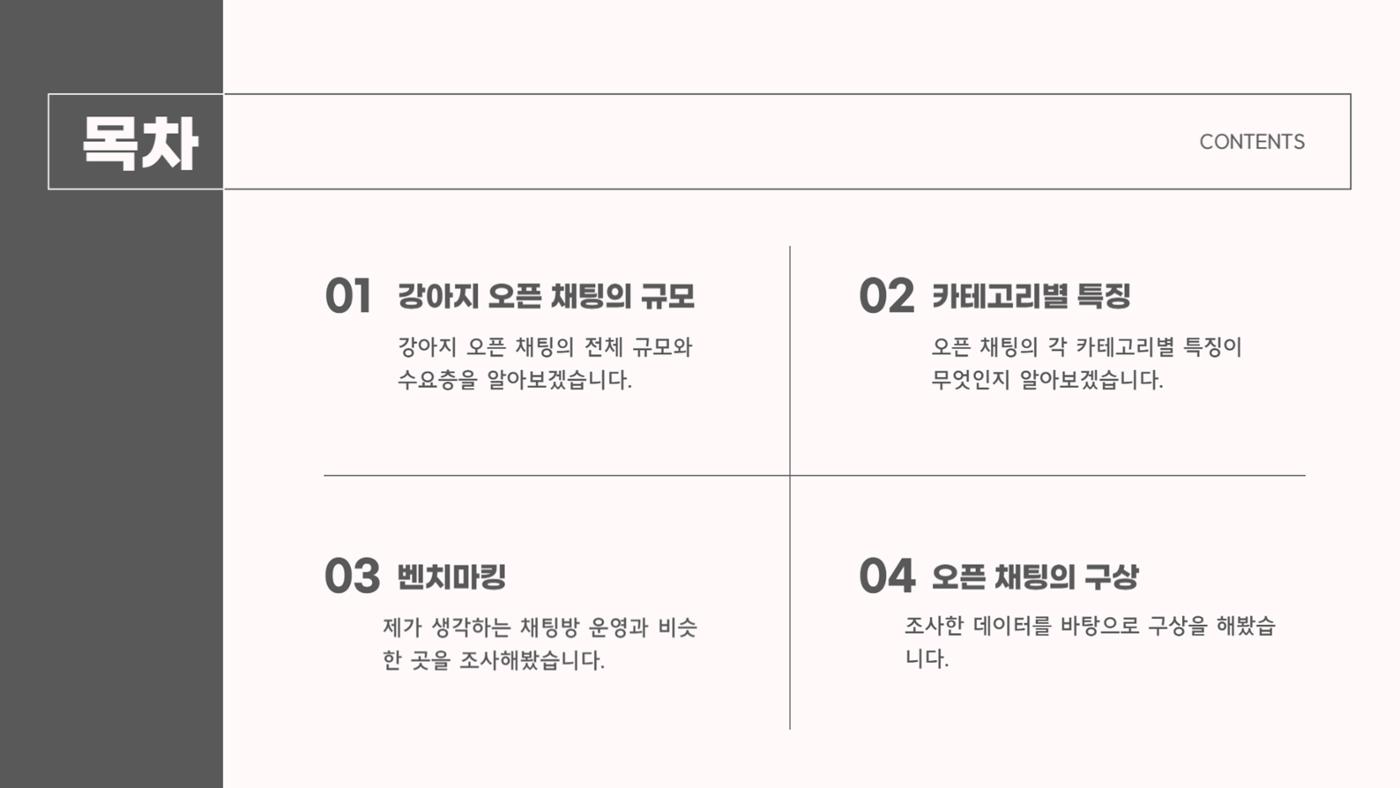 강아지 온라인 커뮤니티 기획 2페이지