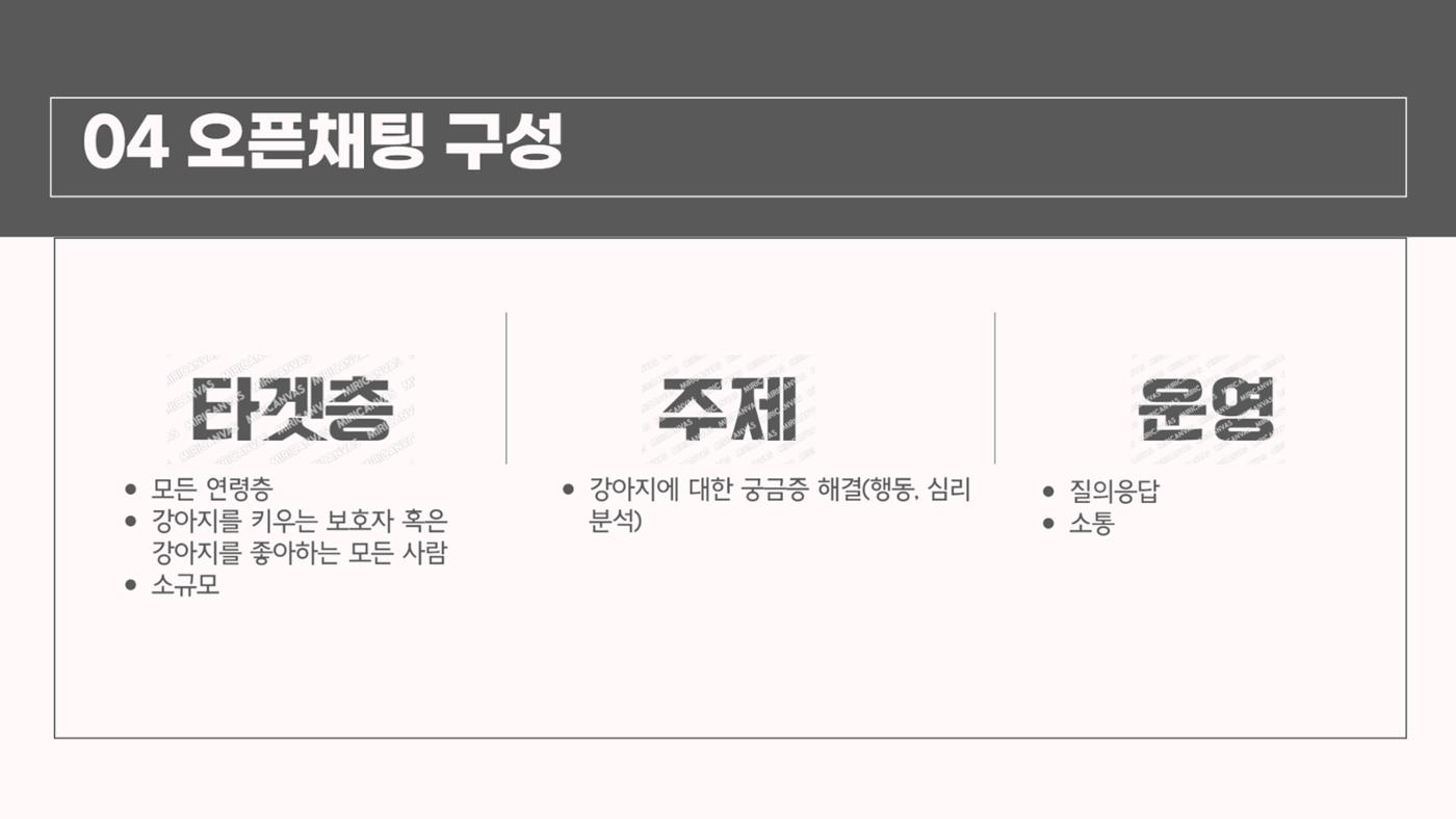 강아지 온라인 커뮤니티 기획 10페이지