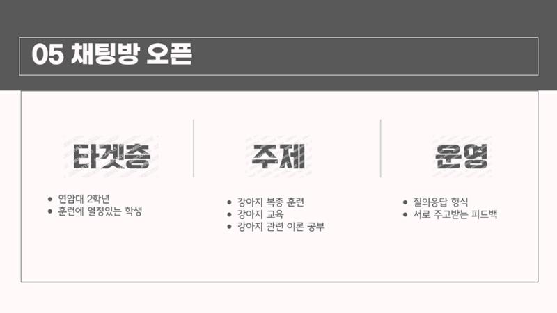 강아지 온라인 커뮤니티 기획 16페이지