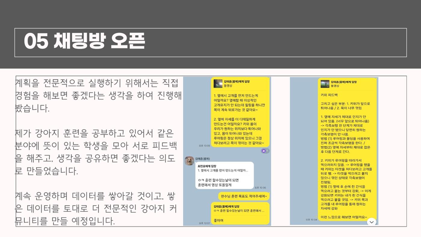 강아지 온라인 커뮤니티 기획 19페이지